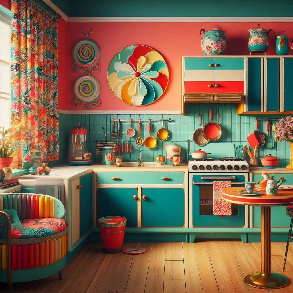 11678 retro kitchen furniture