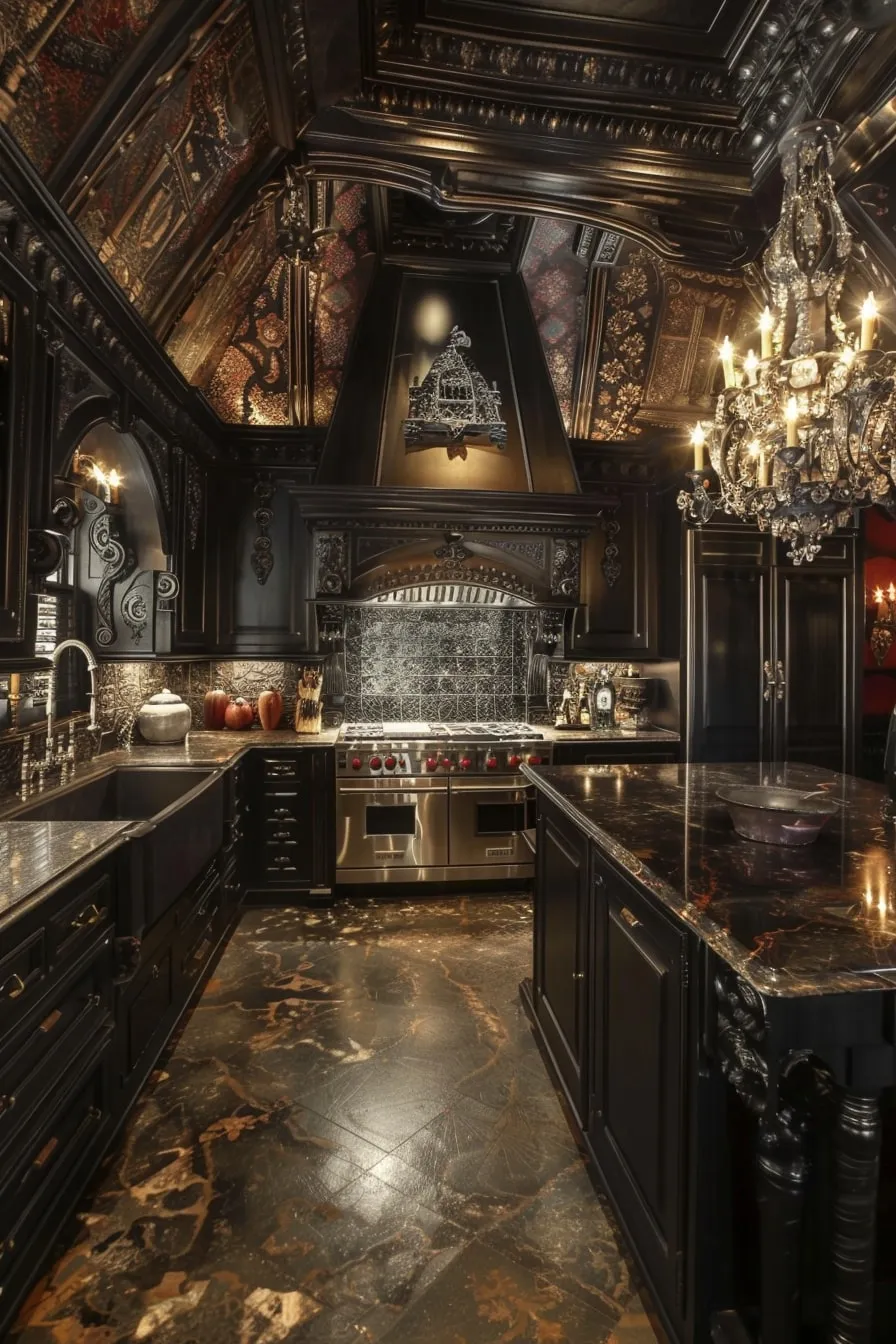 11681 gothic kitchen lighting