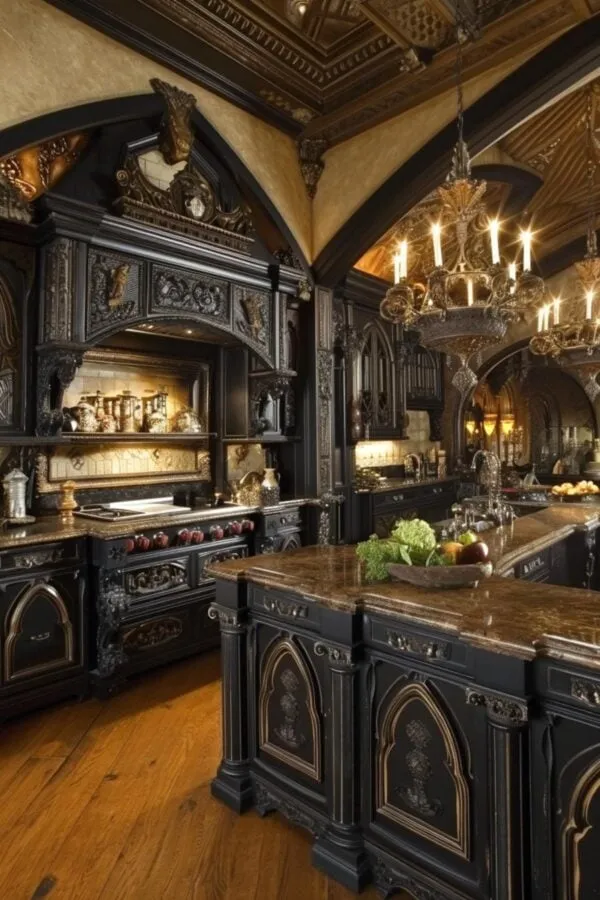 11681 gothic kitchen tableware