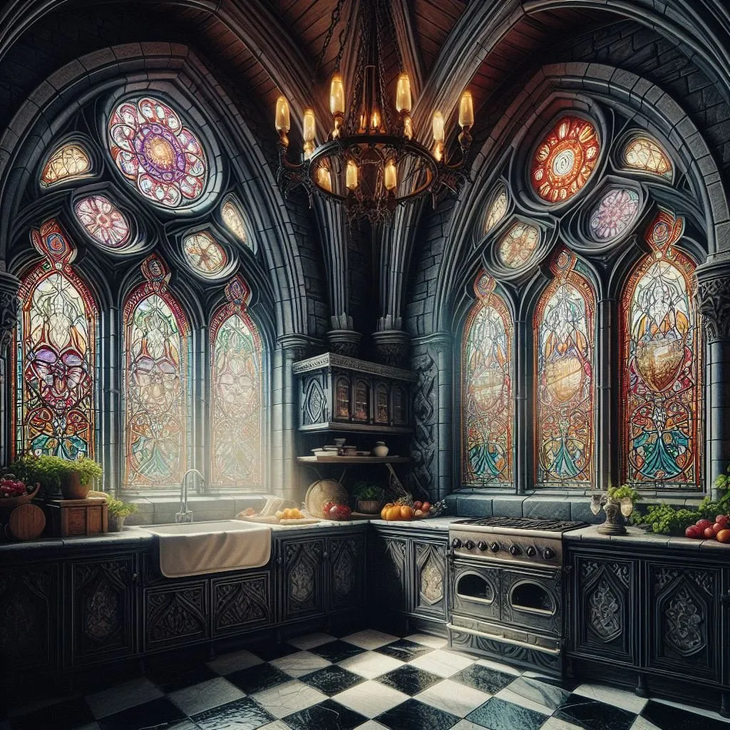 11703 gothic kitchen textiles