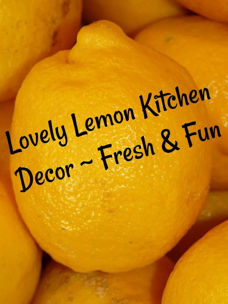 11715 local store lemon decor