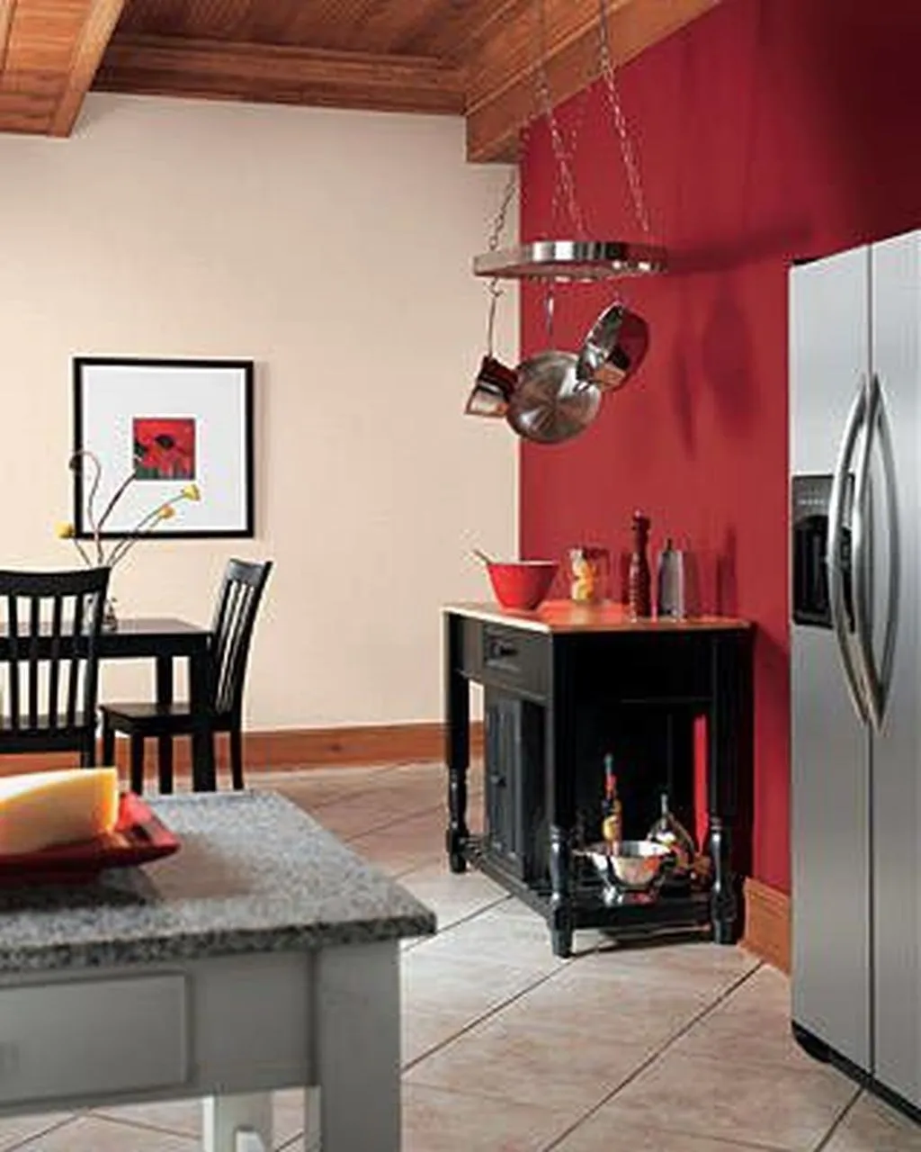 11725 red kitchen art