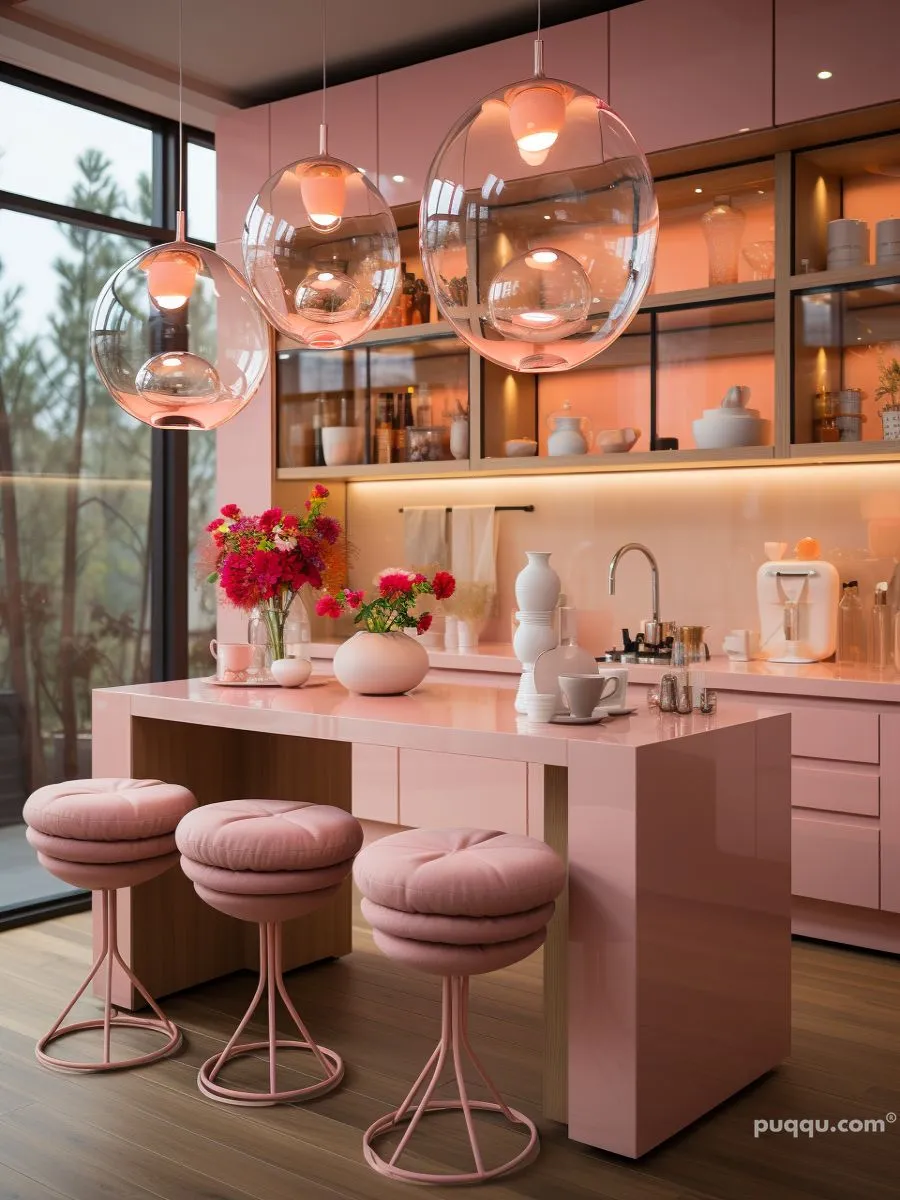 11750 pink kitchen lighting