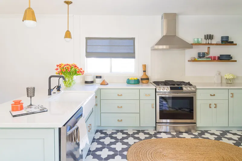 11761 modern mint kitchen