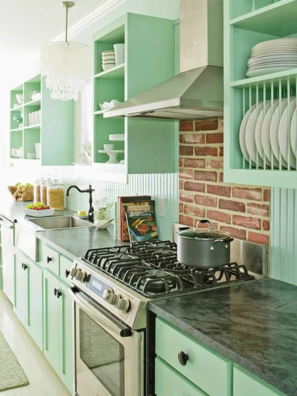 11761 rustic mint kitchen