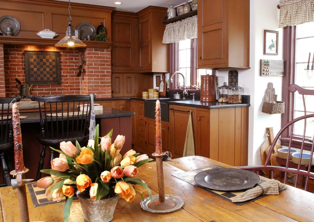 11827 red kitchen color palette