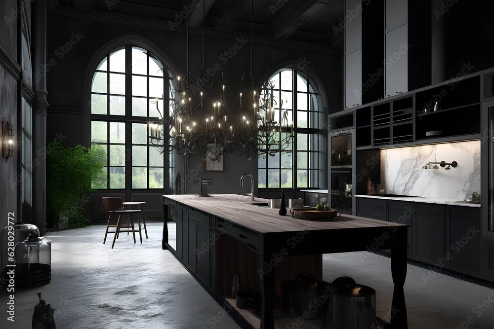 11857 antique kitchen decor