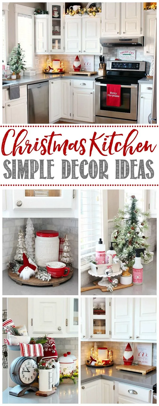11859 christmas kitchen decor table setting