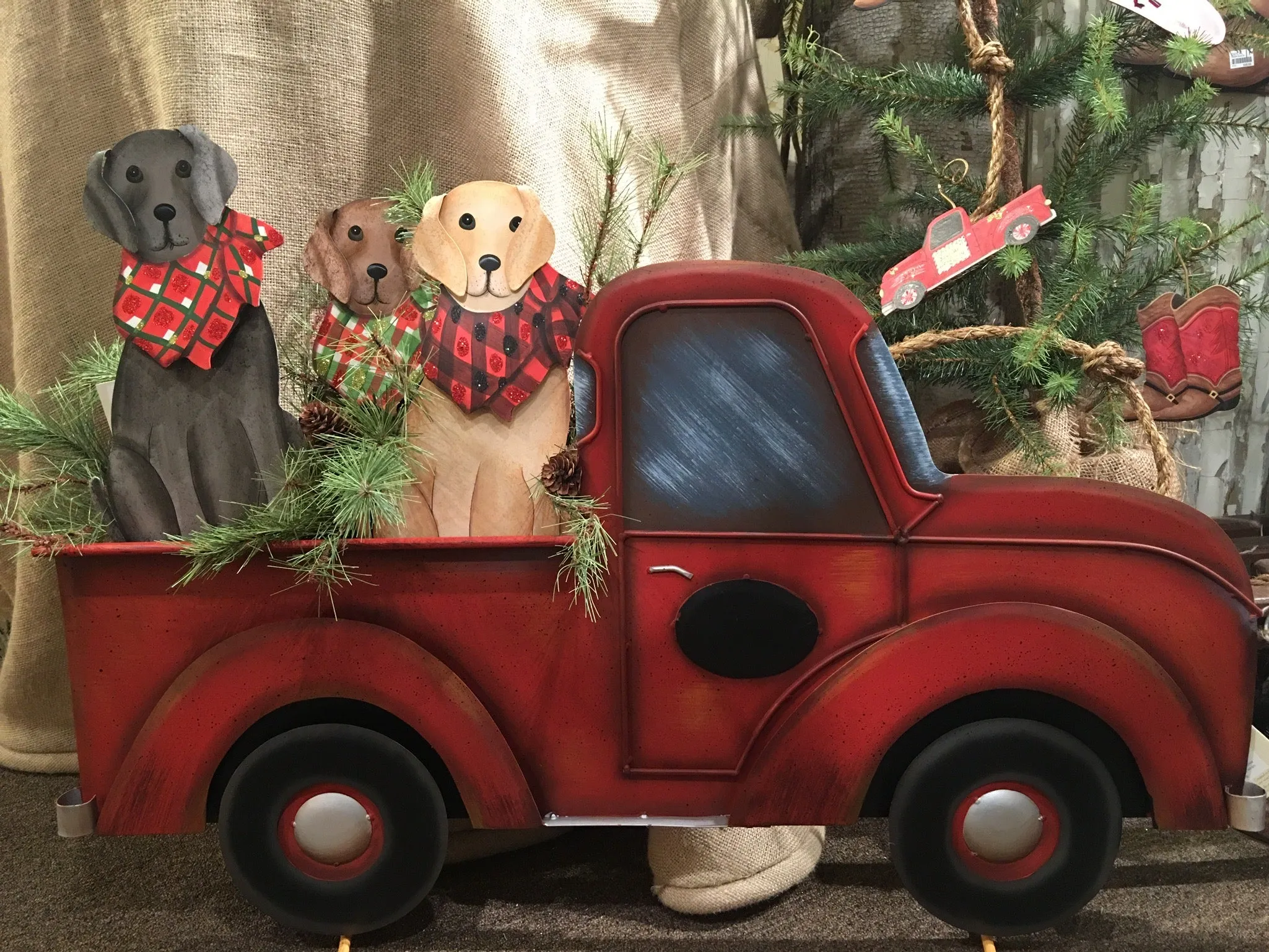 11868 red truck vintage