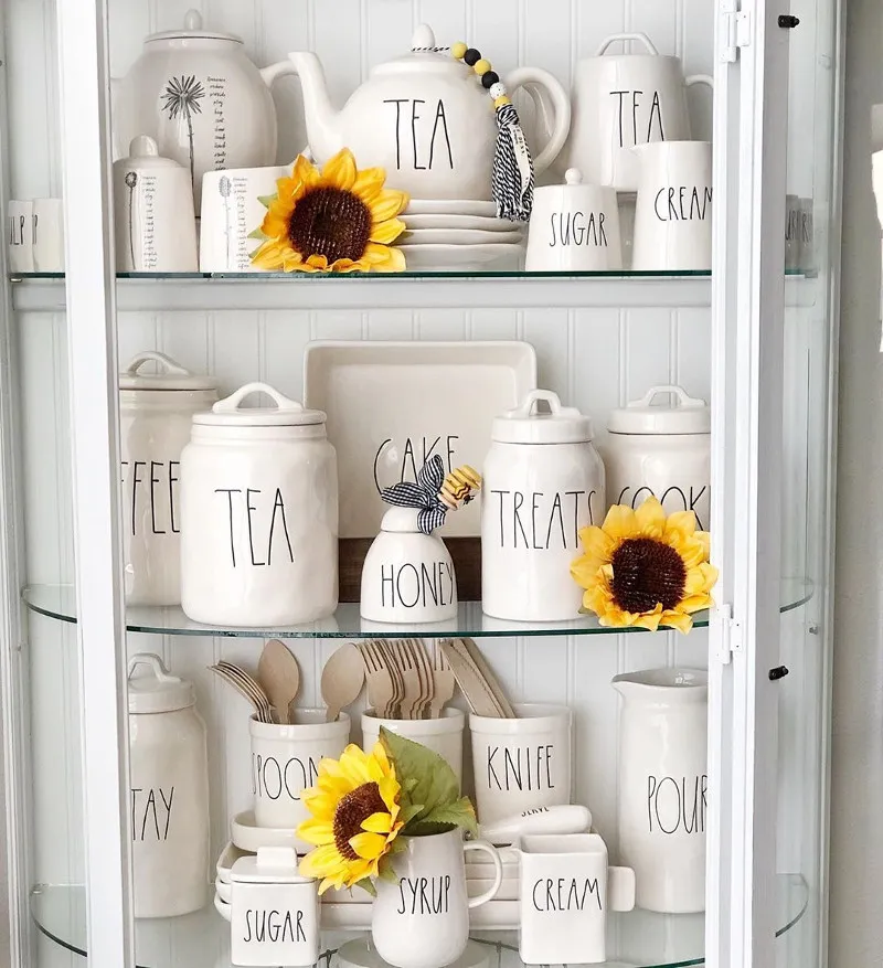 11895 sunflower kitchen accessories