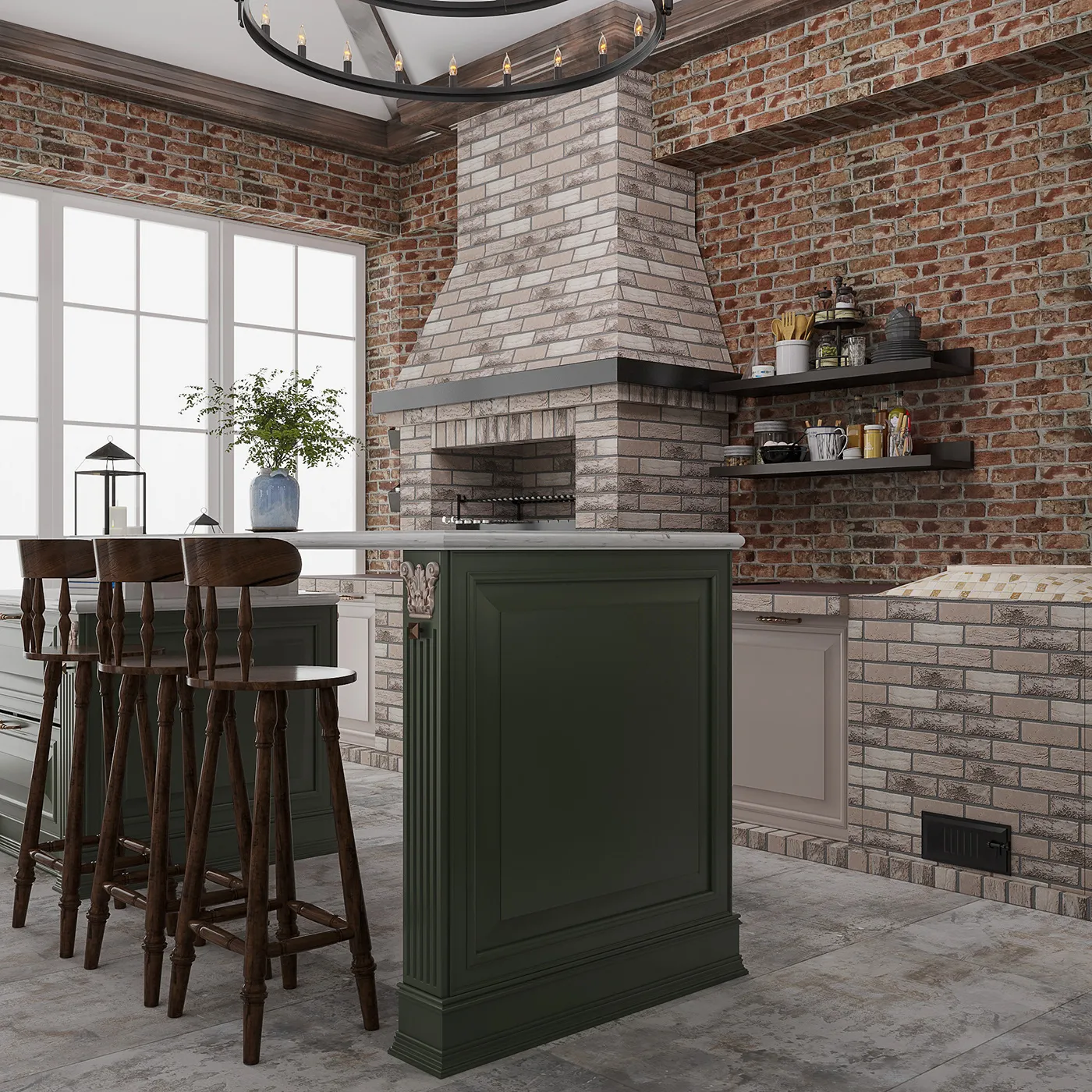 11900 summer kitchen color palette