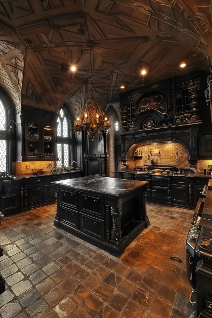 11904 gothic kitchen chandeliers