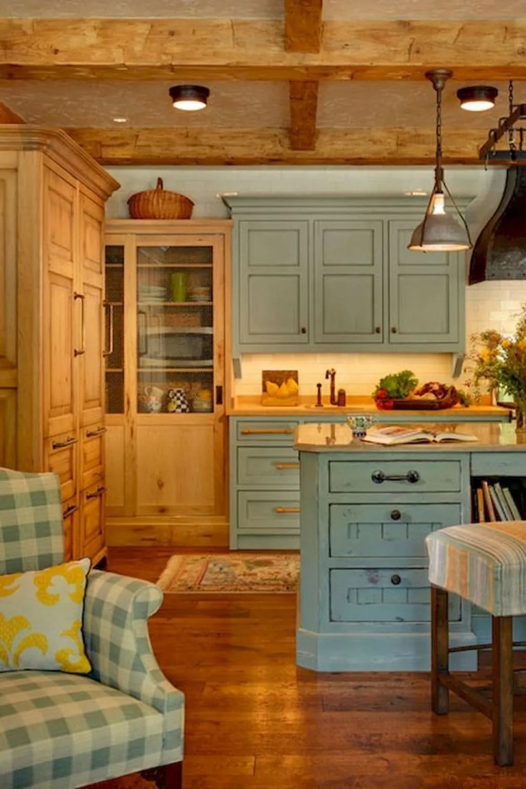 11928 rustic kitchen wood