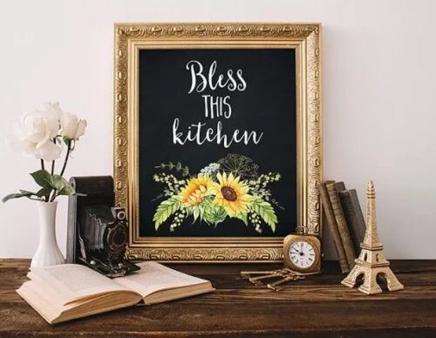 11938 rustic sunflower accents