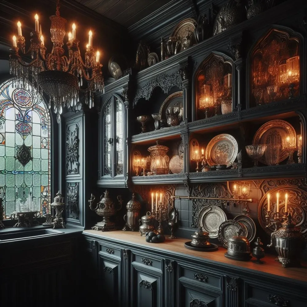 11943 gothic kitchen lowes color palette
